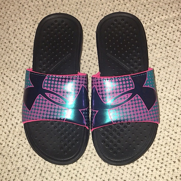 girls under armour sandals